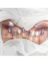 アン ジョーヌドラゴ/【自爪ネイル】パープルネイル