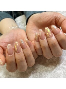 クリスタルネイル ゆめタウン博多店(CRYSTAL NAIL)/ミラーネイル★