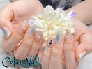 ブルーチーク×ミラーアート