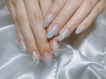 レアレアネイル(Lealeanail)/【パラジェル】お花ネイル