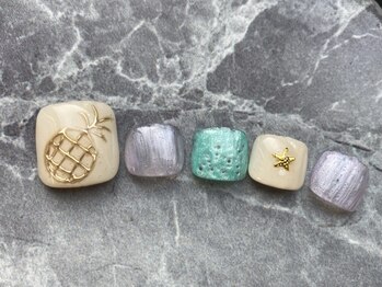 ヴァンネイル 海老名店(Van Nail)/フット定額デザイン ¥4990