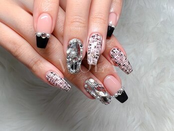 ヴィオラ(VIOLA)/ツイード/埋め尽くし/ワンホン