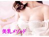 100分 《ふっくらバスト&スッキリ背中♪》美乳メソッド　¥9000