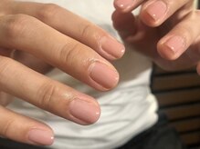アスミズナイスネイルズ(asumi's nice nails)/自爪風ネイルワンカラー