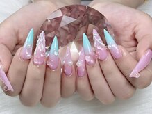 サリーネイルラボ(Sully Nail Lab)/みず玉ボール付け