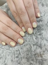 プライベート ネイルサロン マーマ(murmur)/パステルイエローネイル
