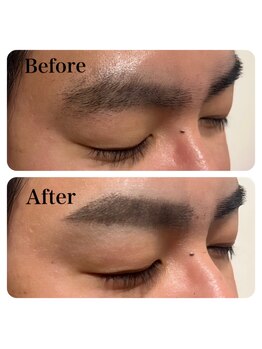 パウダーパレット さっぽろ地下街オーロラタウン店(POWDER PALETTE)/男性 before→after