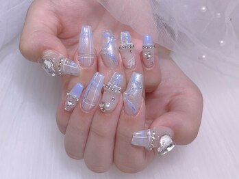 エミリオネイル(EMILIO NAIL)の写真/特別な日のネイルはカラー&パーツの種類が豊富な当店へ♪高技術だからこその再現力◎スカルプでのアートOK!
