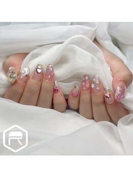 レディスペネイル ノウラ 名駅店(Redispe nail NouRa)/ピンクラメネイル