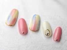 キャンアイドレッシー ヨコハマ元町店(Can I Dressy)/ニュアンス/パステル/ぬりかけ