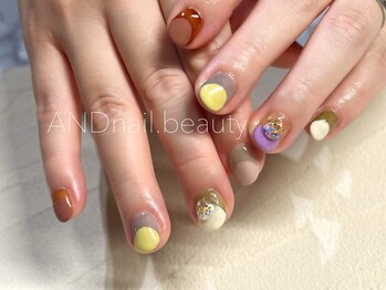 アンドネイル ビューティー(AND nail,beauty)/夏ネイル/フレンチ/藤沢