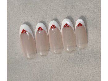 フォフォネイル 自由が丘(Fofo nail)/【ハートフレンチバレンタイン】