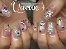 クルン 大阪 御幣島(Qurun)/カラフルストーンネイル