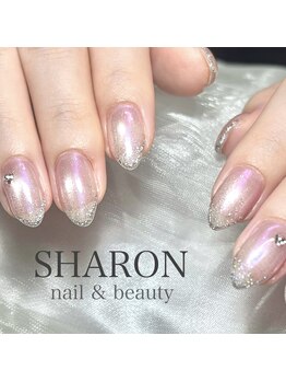 シャロン(SHARON)の写真/ブライダルネイル大歓迎◎フォルムまで美しい、王道シンプルネイル【北千住/パラジェル/フィルイン】
