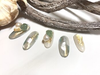 ステラ(private nailroom STELLA)/涼しげシェルデザイン