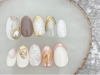 ケーズネイル(K's NAIL)の写真/シンプルながらもワンランク上の魅せる指先へ…★丁寧ケア付きで仕上がりの美しさ・モチにも差◎立川駅5分