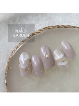 ネイルズガーデン(NAILS GARDEN)/大理石ネイル
