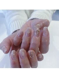 シンプルニュアンスネイル