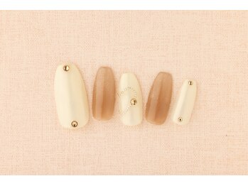 ヴァンネイル(VINGT NAIL nail&eye beauty)/マグネット×ハートネイル