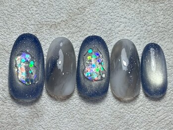 レイネイル 岐阜茜部店(RAY NAIL)/夜空ネイル