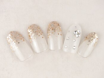 ラメグラデーションネイル