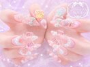 【チップ長さ出しネイル】
