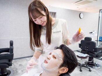 ミダシー 千葉店の写真/清潔感は肌で決まる!男のフェイシャル★月1回1時間で身だしなみを整えるメンズサロン♪ブライダルにも◎
