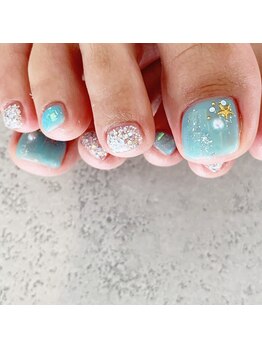 ラ フルール(La Fleur)/オーロラフィルムネイル