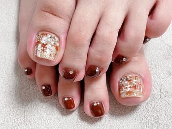 エシンネイルアート 池袋(Eshin nailart)/フリーコース♪片足５本ずつ