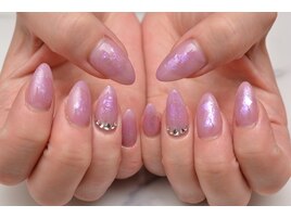 オーロラフレークネイル9350円