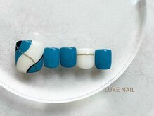 ルークネイル 恵比寿店(LUKE NAIL)/モードフットネイル　大人
