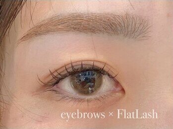 ナナ 福岡(NANA)/アイブロウ × フラットラッシュ