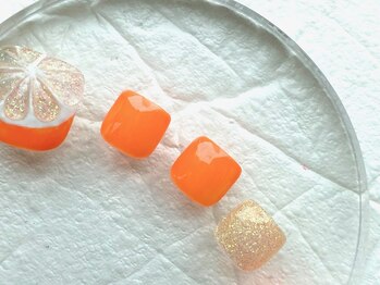 ブレスネイル(brace Nail)/オレンジフットアート