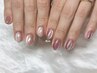 ハンド/マグネットorフラッシュorミラーネイル ¥7,050- ※アートなし
