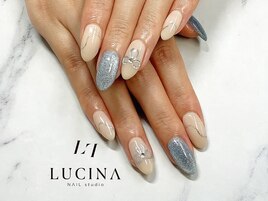 c-269 ぷっくりリボンネイル