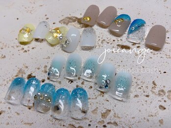 ジョアアンジェ 心斎橋店(joie ange)の写真/シンプルだからこそ丁寧に★デザイン,カラー多数！お仕事の都合でアートができない人も満足の仕上がりに◎