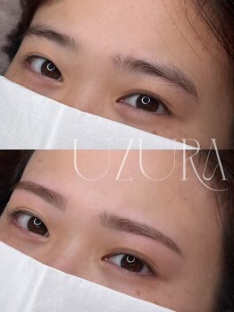 ウズラ(UZURA)の写真/お顔の印象は眉毛で決まる!理想の眉毛で一気に垢抜け★アイブロウ&フェイシャルWAXのSETでモチモチ美肌に♪