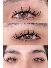 エーエムアイラッシュサロン 新大久保店(A.M EYELASH SALON)/メンズ向けの漫画デザイン