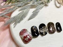 祝♪成人式ネイル¥10000