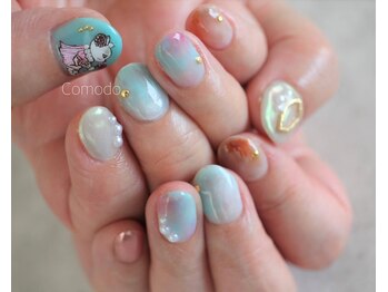 ネイル アトリエ コモード(nail atelier Comodo)/ペイント [ねこ]