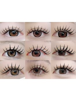 エクステの種類が豊富