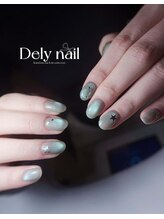 デリーネイル(Dely_nail)/マグネット×星ネイル