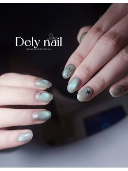 デリーネイル(Dely_nail)/マグネット×星ネイル