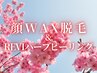 【新生活応援☆キャンペーン】顔脱毛(ワックス)+REVIハーブピーリング9980円
