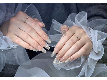 禅ビューティー ネイル(Zen beauty nail)の写真/博多駅2分★憧れの韓国風ワンホンネイルへ♪【チップ長さだし10本】で細く長い圧倒的美フォルムを実現！