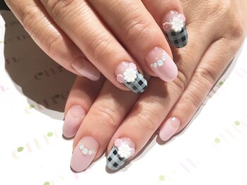 キュアエヌ(cure.n)/ギンガムチェック+レリーフ