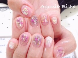 【押し花ネイル】