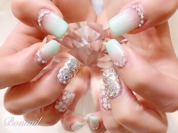 ボネール(nail ＆ eyelash Bounail)/フラワー ブライダル さくら ３D