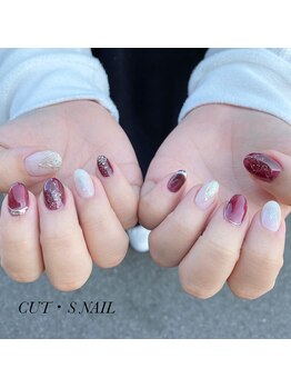 カッツ エステティックサロン 元町(CUT S)/トレンドニュアンスネイル