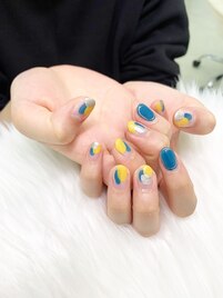 71番☆塗りかけネイル